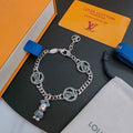 Louis Vuitton Emblem Charm Link Bracelet