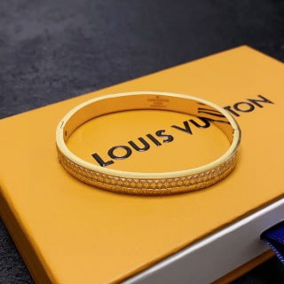 Louis Vuitton Radiant Gold Crystal Bangle