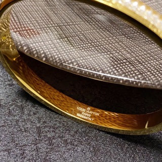 Louis Vuitton Radiant Gold Crystal Bangle