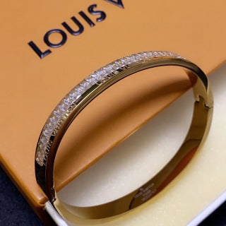 Louis Vuitton Radiant Gold Crystal Bangle