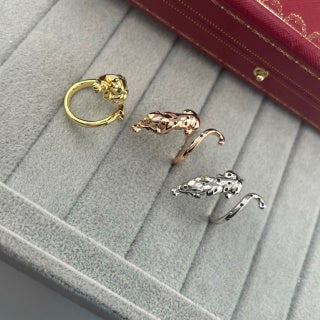 CARTIER Valoria Panther Sculpted Earrings