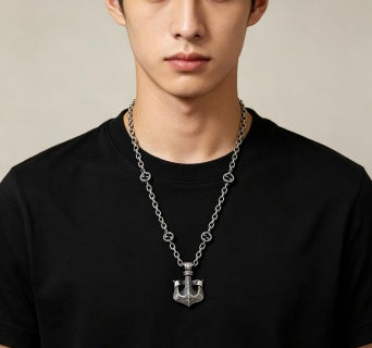 Gucci Horsebit Lock Charm Chain Necklace