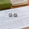 Gucci Interlocking G Mini Round Stud Earrings