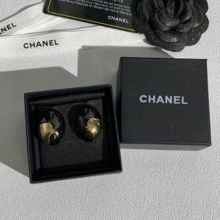 Chanel Gold Dome Stud Earrings – Elegant Luxury Fashion Jewelry