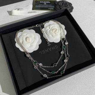 Chanel Camellia Pearl Statement Necklace – Elegant Luxury Fashion Jewelry