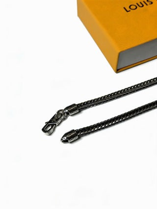Louis Vuitton Shadow Weave Chain Necklace
