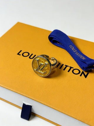 Louis Vuitton Golden Monogram Medallion Ring