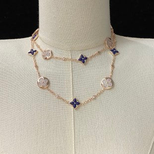 Louis Vuitton Azure Blossom Layer Necklace