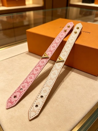 Louis Vuitton Monogram Silk Wrap Bracelet