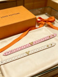 Louis Vuitton Monogram Silk Wrap Bracelet