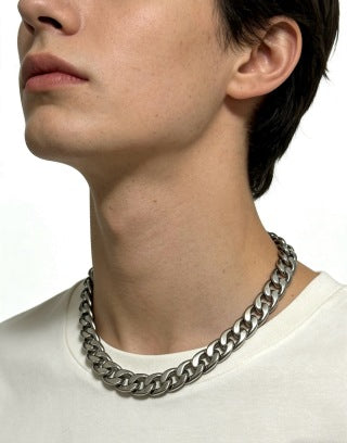 Louis Vuitton Heavy Link Emblem Necklace