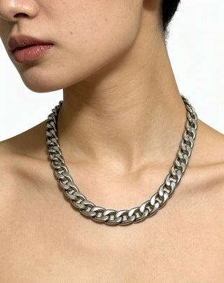 Louis Vuitton Heavy Link Emblem Necklace