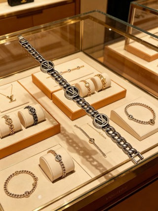 Louis Vuitton Monogram Medallion Chain Bracelet