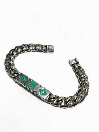 Louis Vuitton Emerald Monogram Link Bracelet