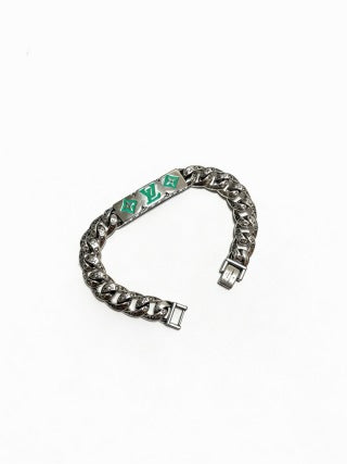 Louis Vuitton Emerald Monogram Link Bracelet