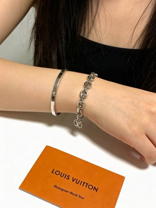 Louis Vuitton Monogram Link Charm Bracelet