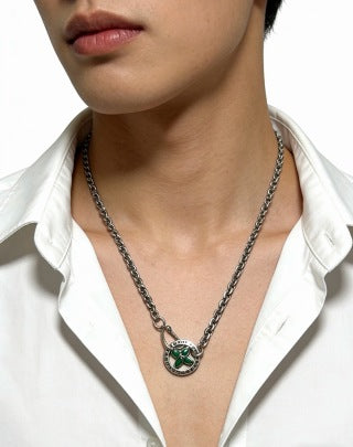 Louis Vuitton Emerald Bloom Pendant Necklace
