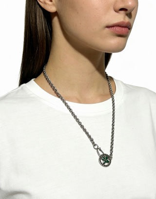 Louis Vuitton Emerald Bloom Pendant Necklace
