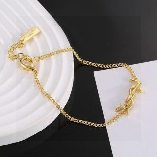 YSL Cassandre Minimal Chain Bracelet