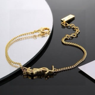 YSL Cassandre Minimal Chain Bracelet