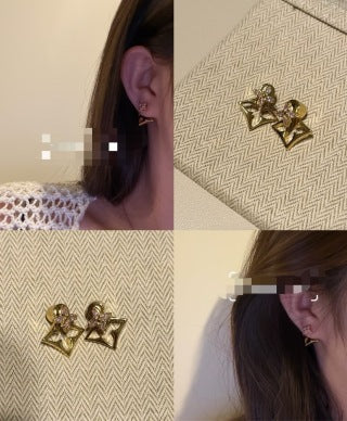 Louis Vuitton Blossom Star Drop Stud Earrings