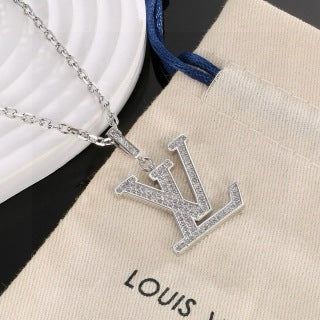 Louis Vuitton Diamond Monogram Pendant Necklace