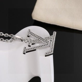 Louis Vuitton Diamond Monogram Pendant Necklace