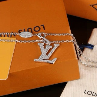 Louis Vuitton Diamond Monogram Pendant Necklace