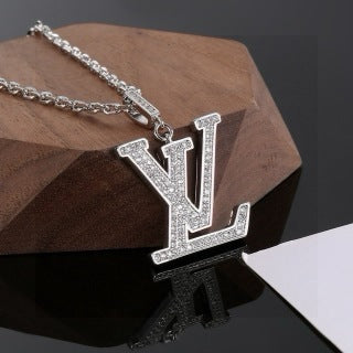 Louis Vuitton Diamond Monogram Pendant Necklace