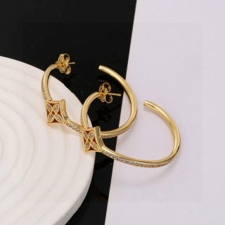 Louis Vuitton Blossom Arc Hoop Earrings