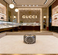 Gucci GG Sunburst Engraved Silver Ring