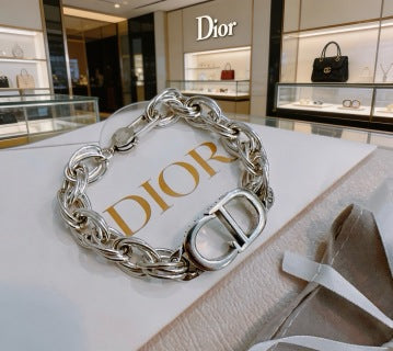 Dior Oblique Link Chain Bracelet