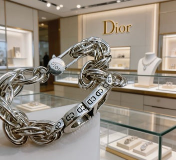 Dior Oblique Link Chain Bracelet