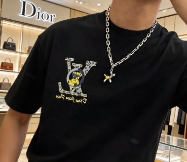 Dior Oblique Teddy Bear Link Necklace