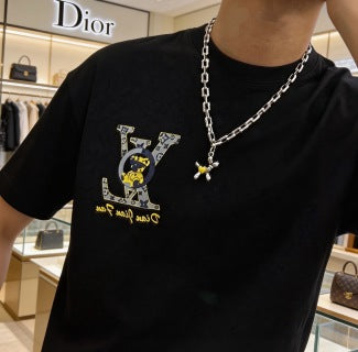 Dior Oblique Teddy Bear Link Necklace