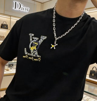 Dior Oblique Teddy Bear Link Necklace