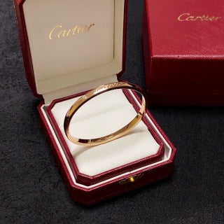 CARTIER Rosavelle Diamond Screw Bangle