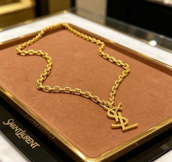 YSL Cassandre Bold Chain Necklace