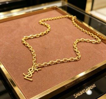 YSL Cassandre Bold Chain Necklace