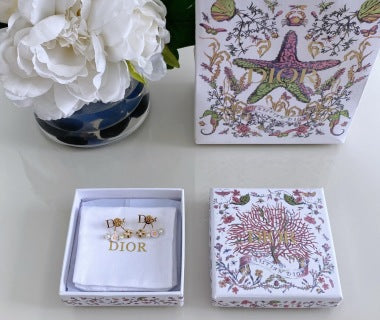 Dior Jardin Floral Pearl Earrings