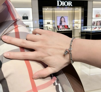 Dior Oblique Engraved Link Bracelet