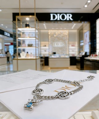 Dior Oblique Medallion Charm Bracelet