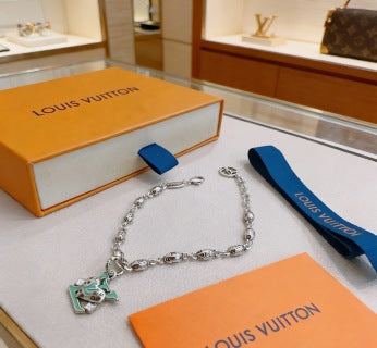 Louis Vuitton Emerald Blossom Charm Chain Bracelet