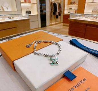 Louis Vuitton Emerald Blossom Charm Chain Bracelet