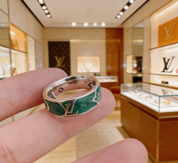 Louis Vuitton Color Bloom Enamel Band Ring