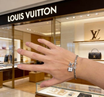 Louis Vuitton Star Monogram Link Chain Bracelet