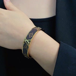 Louis Vuitton Monogram Shadow Cuff Bracelet