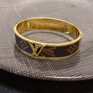 Louis Vuitton Monogram Shadow Cuff Bracelet