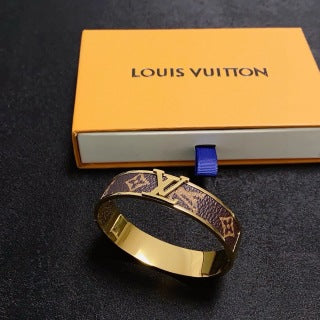 Louis Vuitton Monogram Shadow Cuff Bracelet