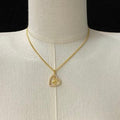 Louis Vuitton Crescent Monogram Charm Necklace